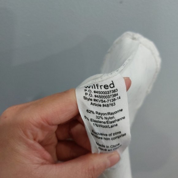 Wilfred Terrasse Skirt Heather White - Picture 7 of 7